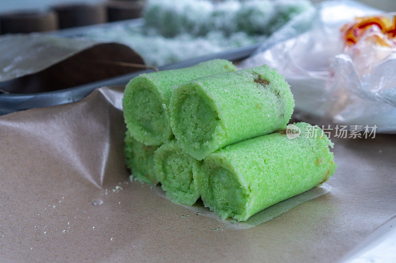 印尼传统饼干称为Putu蛋糕或Kue Putu